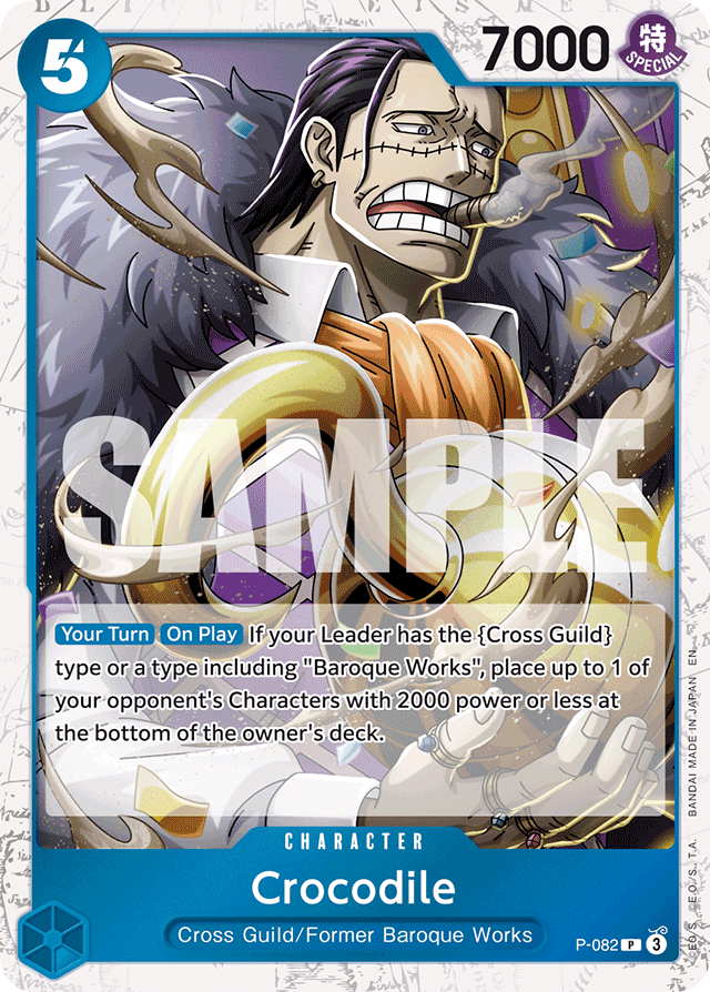 Crocodile P-082 Jolly Roger Foil card, Promos