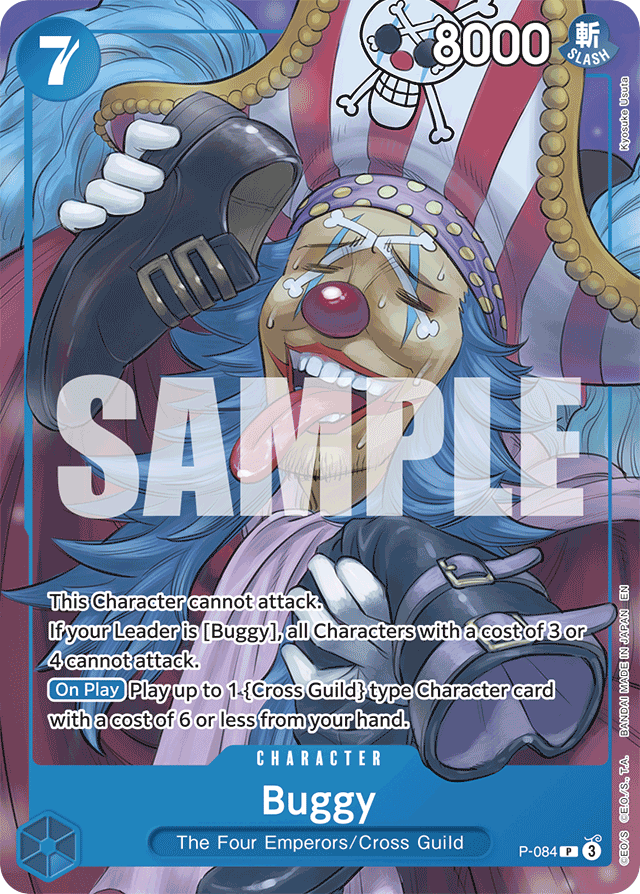 Buggy P-084 Alt Art card, Promos