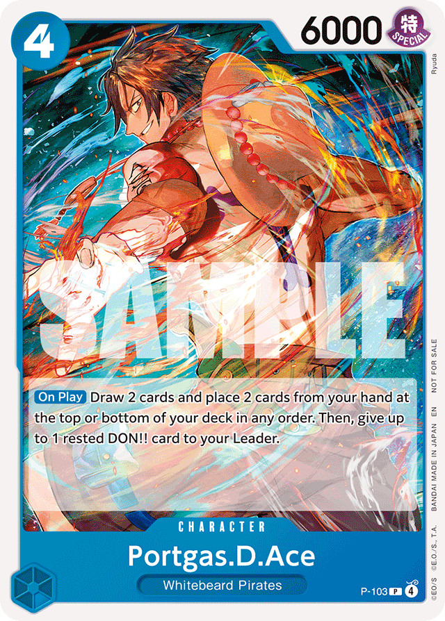 Portgas.D.Ace P-103 card, Promos