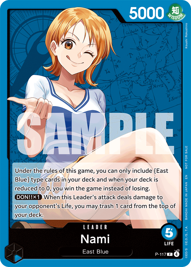 Nami P-117 card, Promos