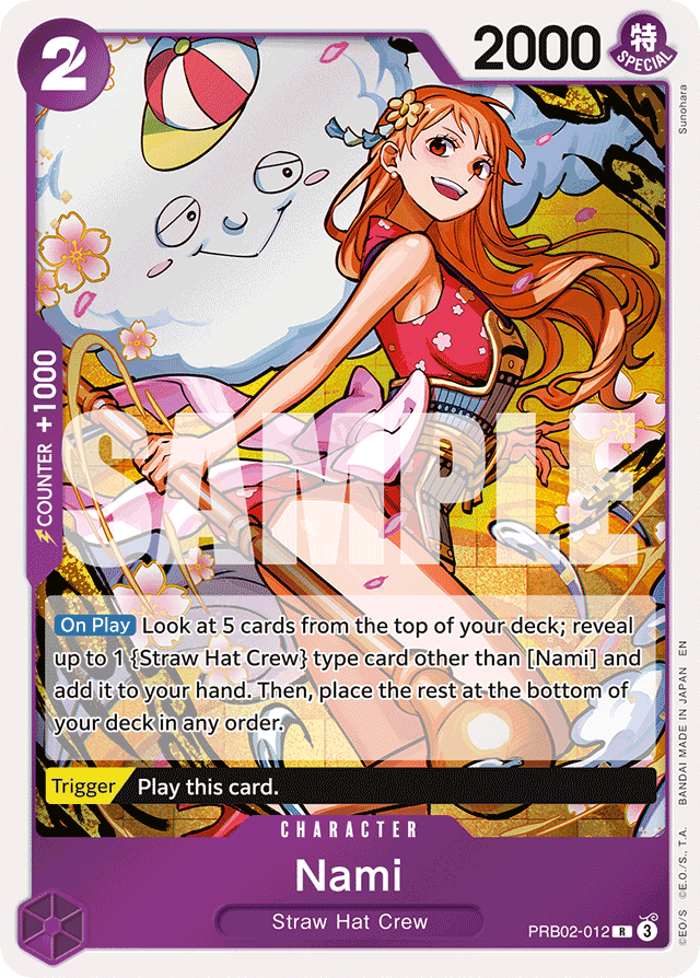 Nami PRB02-012 card, The Best Vol.2