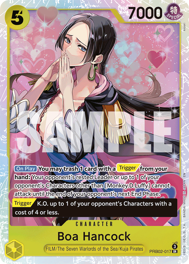 Boa Hancock PRB02-017 card, The Best Vol.2