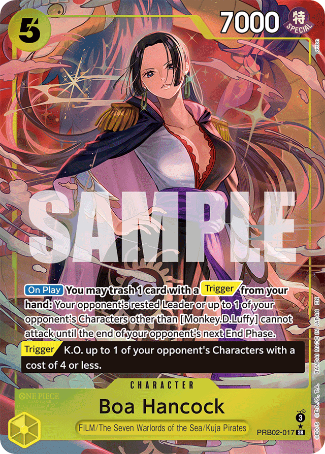 Boa Hancock PRB02-017 Alt Art card, The Best Vol.2