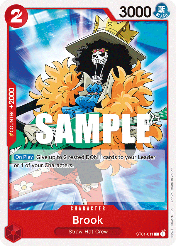 Brook ST01-011 card, Straw Hat Crew