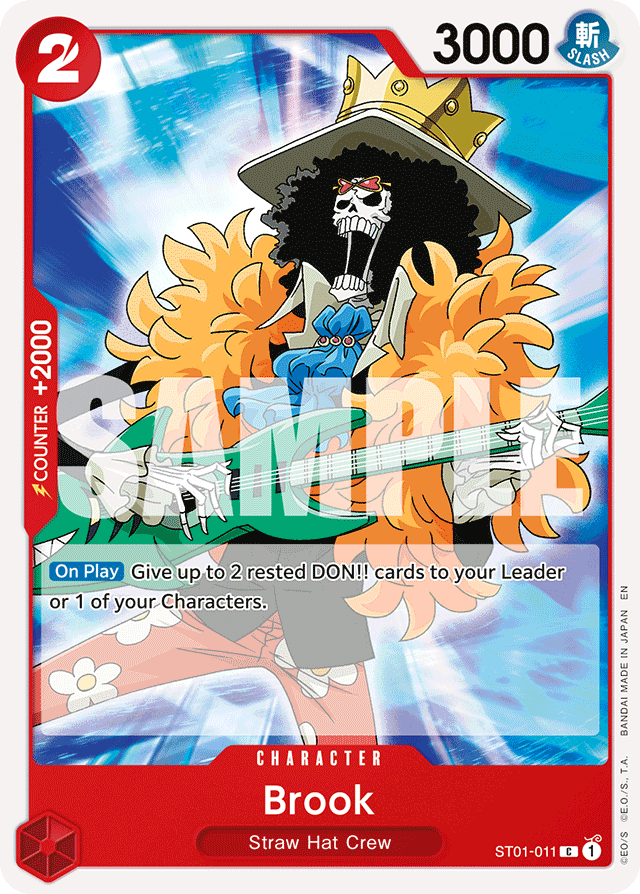 Brook ST01-011 Reprint card, Straw Hat Crew