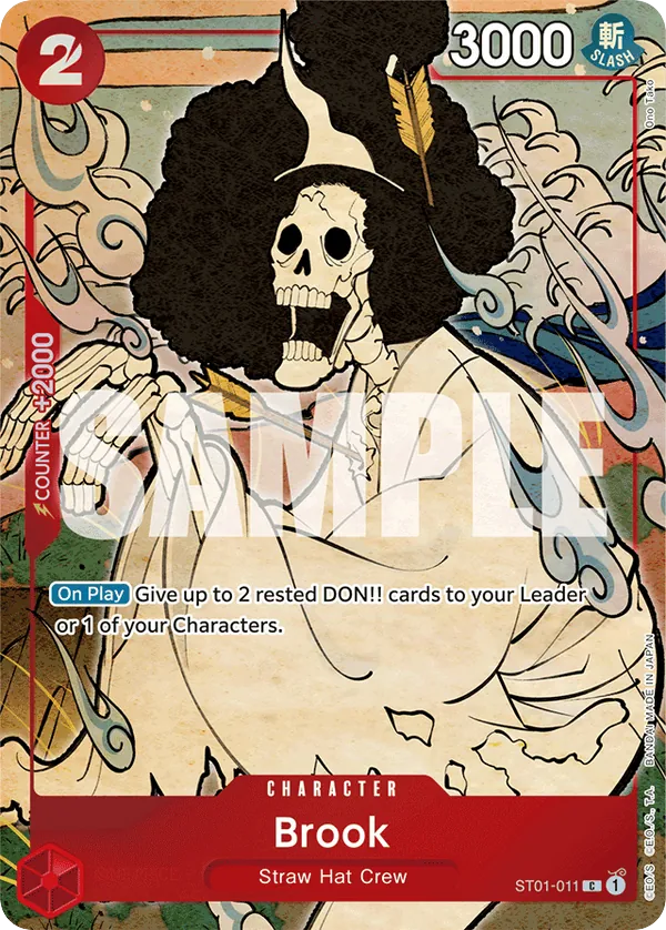 Brook ST01-011 First Anniversary Alt Art card, Straw Hat Crew