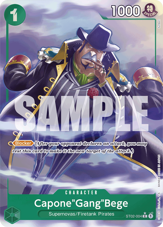 Capone"Gang"Bege ST02-004 Premium Alt Art card, Worst Generation