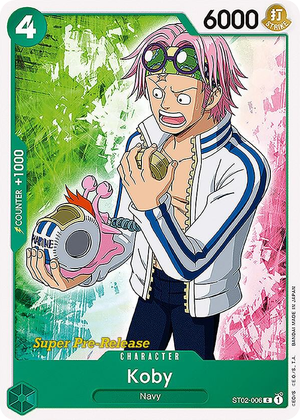 Koby ST02-006 Super Pre-Release Stamp card, Worst Generation