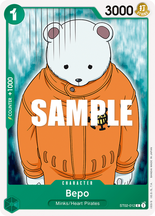 Bepo ST02-012 card, Worst Generation