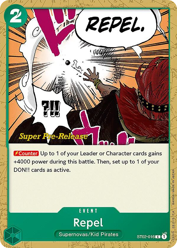 Repel ST02-016 Super Pre-Release Stamp card, Worst Generation