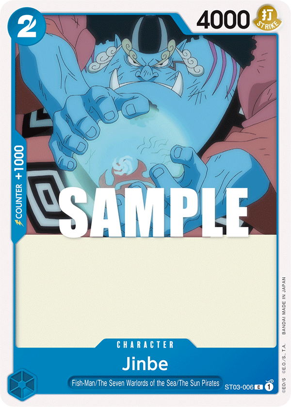 Jinbe ST03-006 card, The Seven Warlords of the Sea