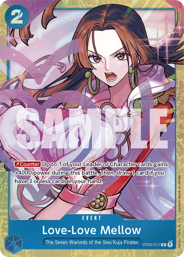 Love-Love Mellow ST03-017 Best Selection Vol. 1 Alt Art card, The Seven Warlords of the Sea