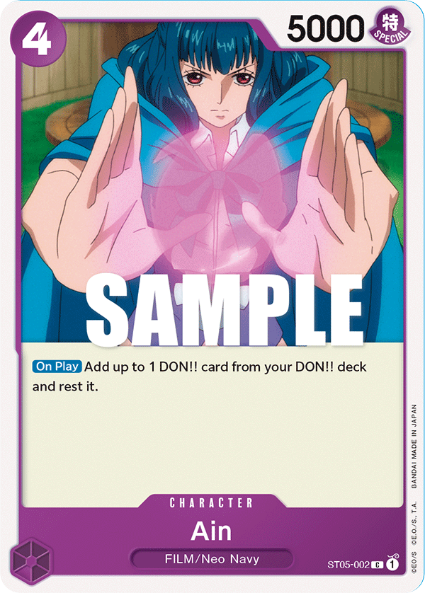 Ain ST05-002 card, ONE PIECE FILM edition