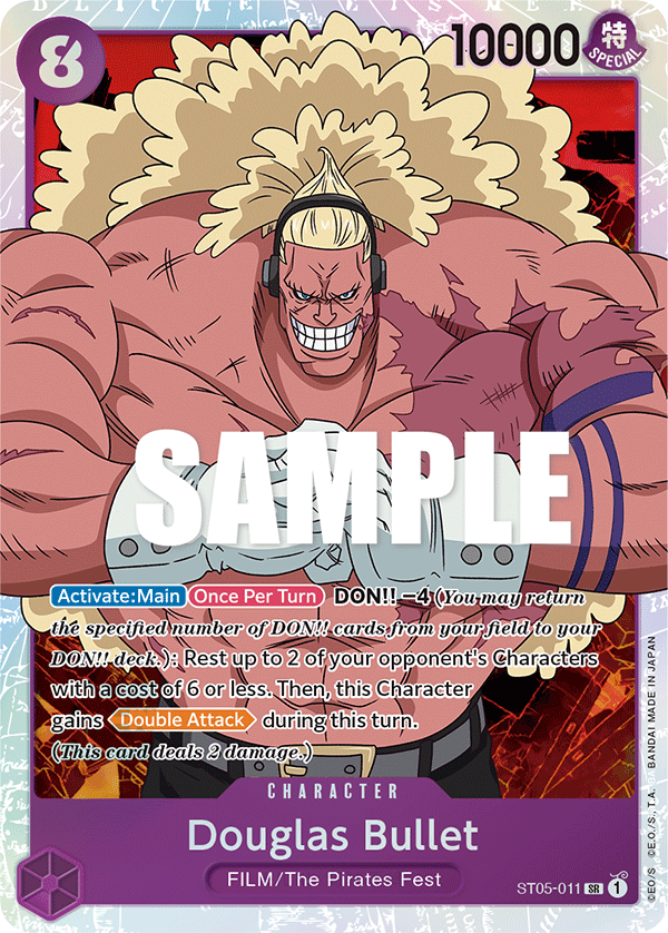 Douglas Bullet ST05-011 card, ONE PIECE FILM edition