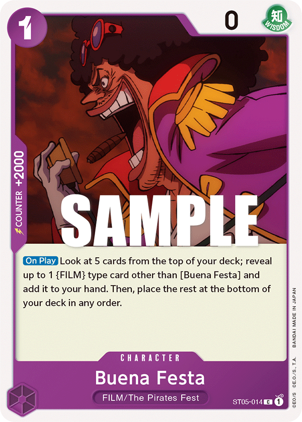 Buena Festa ST05-014 card, ONE PIECE FILM edition