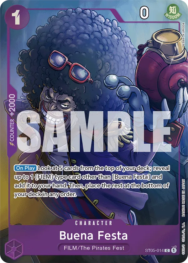 Buena Festa ST05-014 Best Selection Vol. 1 Alt Art card, ONE PIECE FILM edition