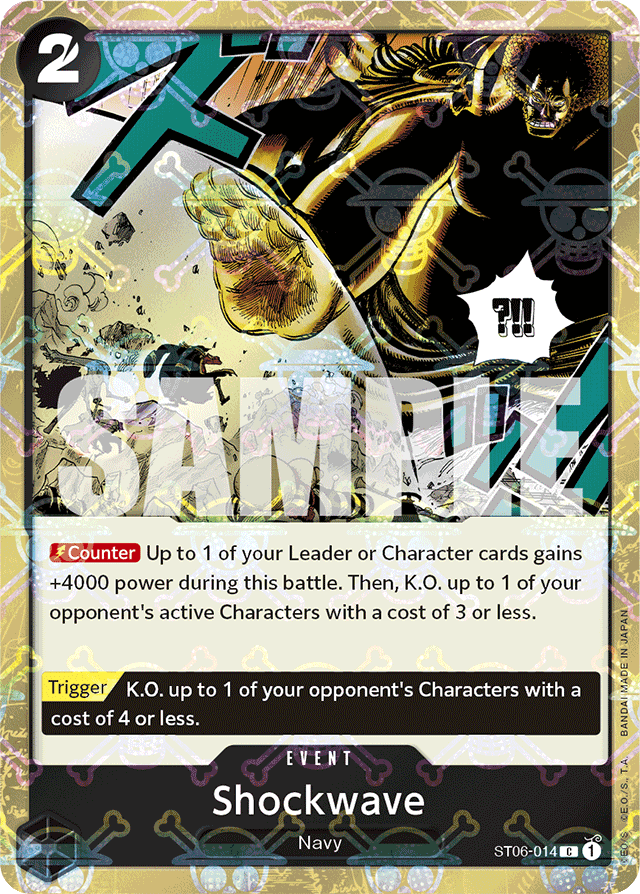 Shockwave ST06-014 Jolly Roger Foil card, Absolute Justice