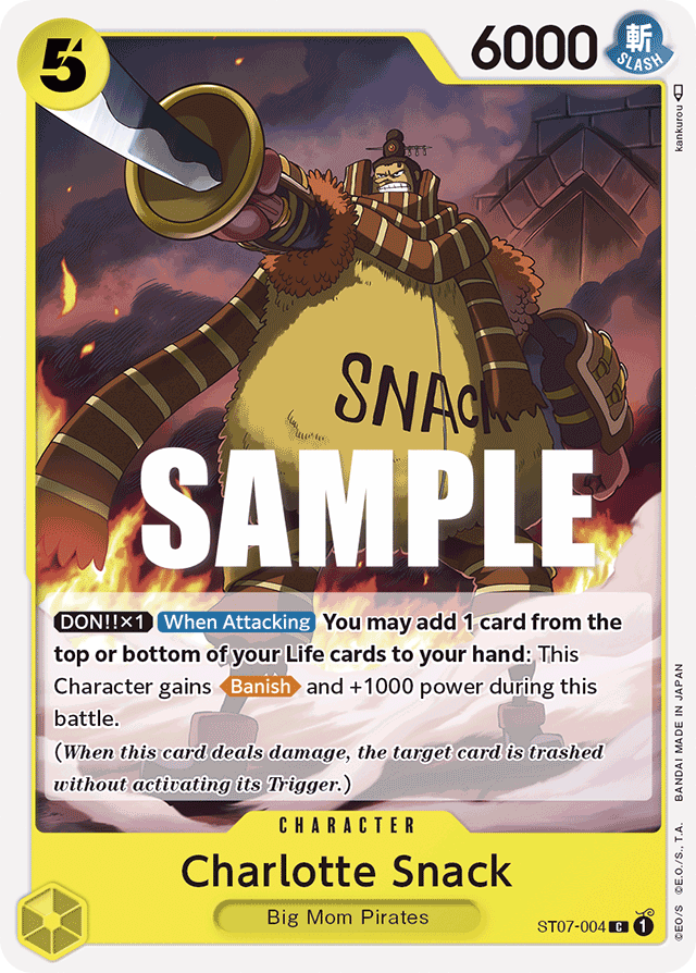 Charlotte Snack ST07-004 card, Big Mom Pirates