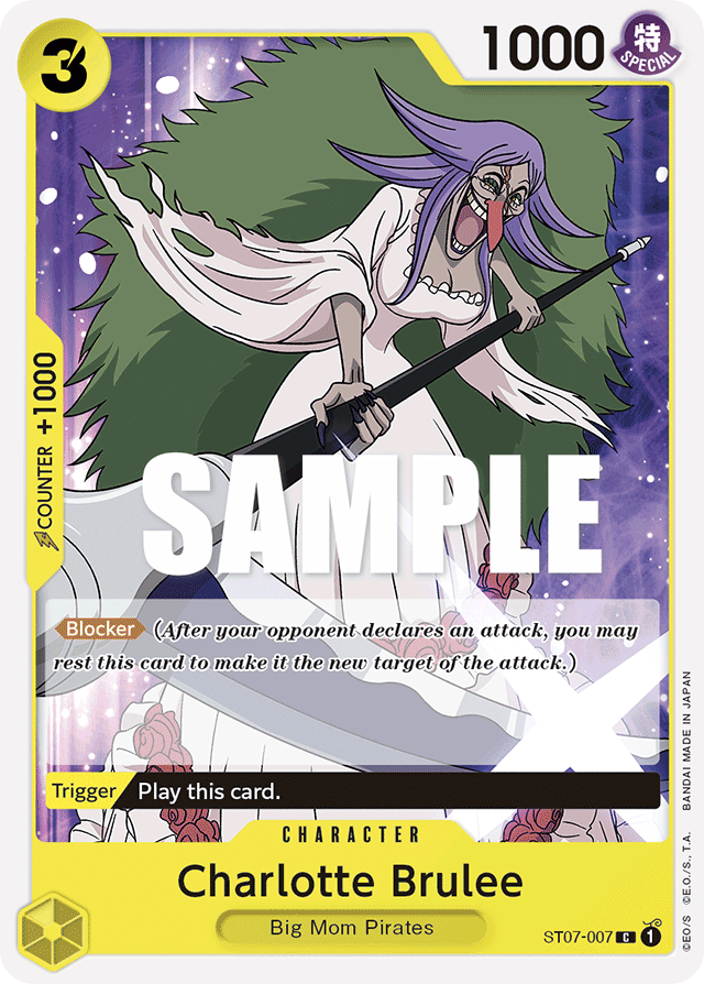 Charlotte Brulee ST07-007 card, Big Mom Pirates