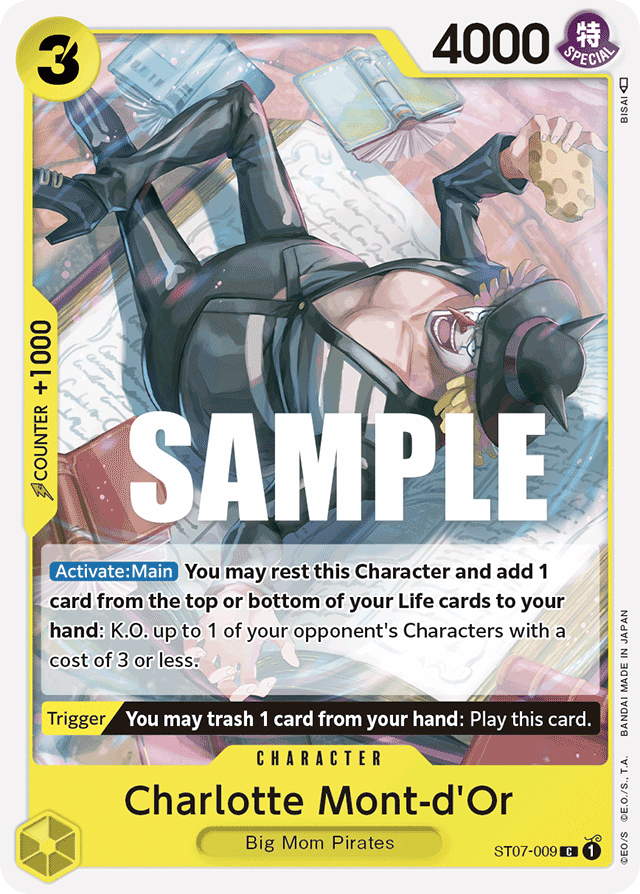Charlotte Mont-d'or ST07-009 card, Big Mom Pirates