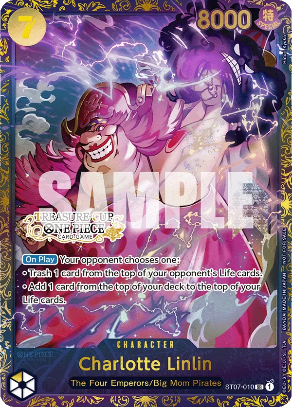 Charlotte Linlin ST07-010 Treasure Cup Stamp card, Big Mom Pirates