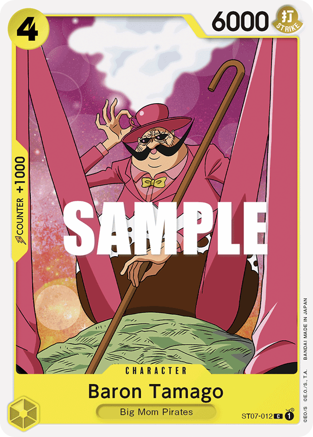 Baron Tamago ST07-012 card, Big Mom Pirates