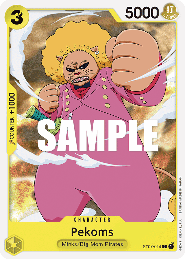 Pekoms ST07-014 card, Big Mom Pirates