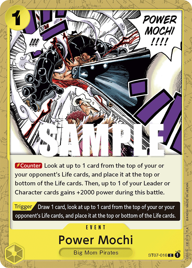 Power Mochi ST07-016 card, Big Mom Pirates