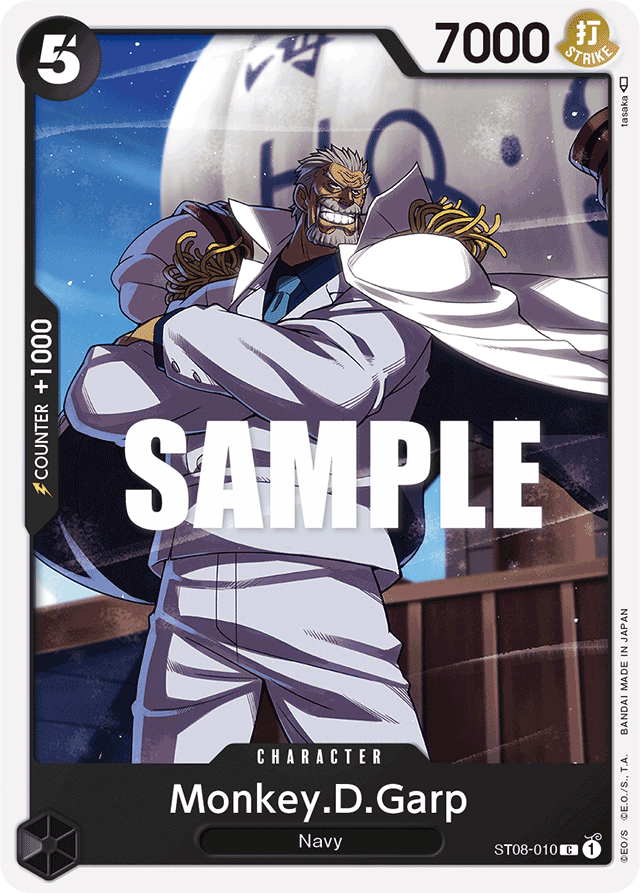 Monkey.D.Garp ST08-010 card, Monkey.D.Luffy