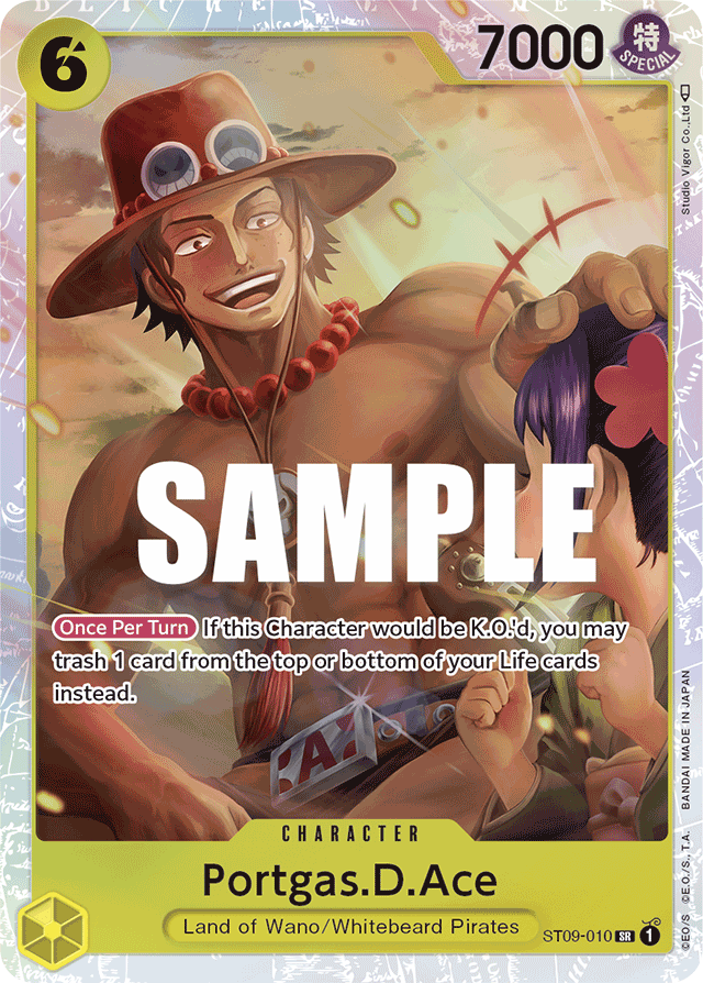 Portgas.D.Ace ST09-010 card, Yamato