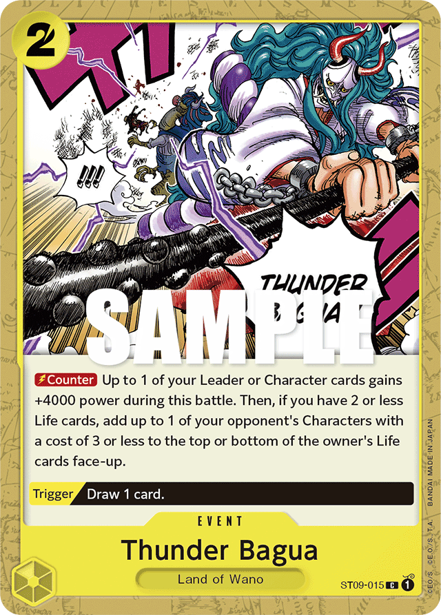 Thunder Bagua ST09-015 card, Yamato