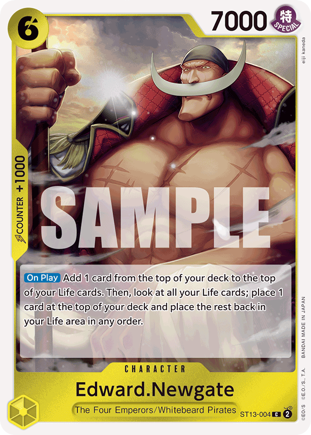 Edward.Newgate ST13-004 card, Ultra Deck: The Three Brothers
