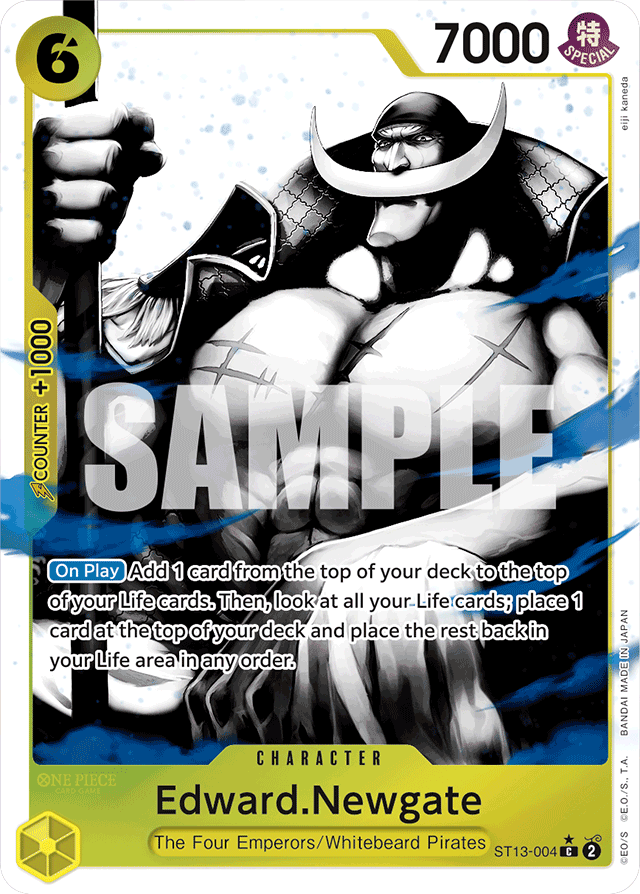 Edward.Newgate ST13-004 Alt Art card, Ultra Deck: The Three Brothers