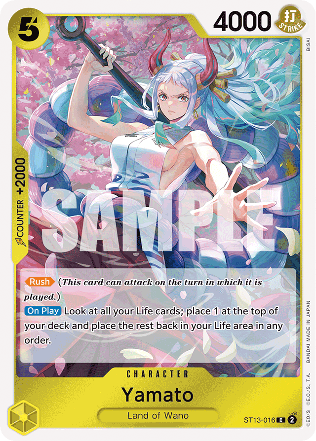 Yamato ST13-016 card, Ultra Deck: The Three Brothers