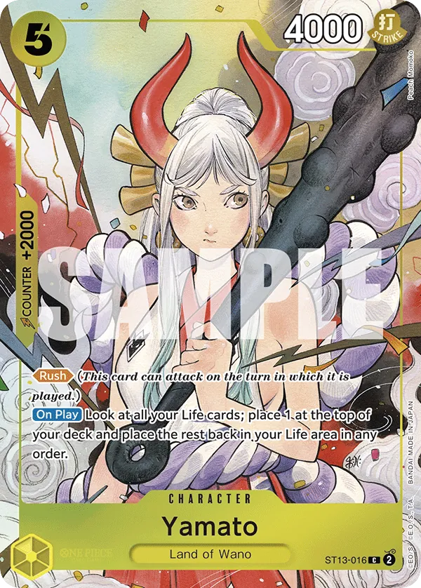 Yamato ST13-016 Illustration Box Vol. 2 Alt Art card, Ultra Deck: The Three Brothers