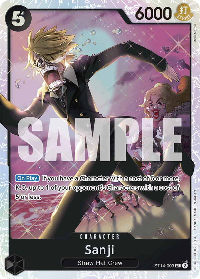 Sanji ST14-003 card, 3D2Y