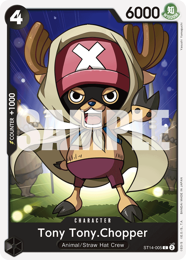 Tony Tony.Chopper ST14-005 card, 3D2Y