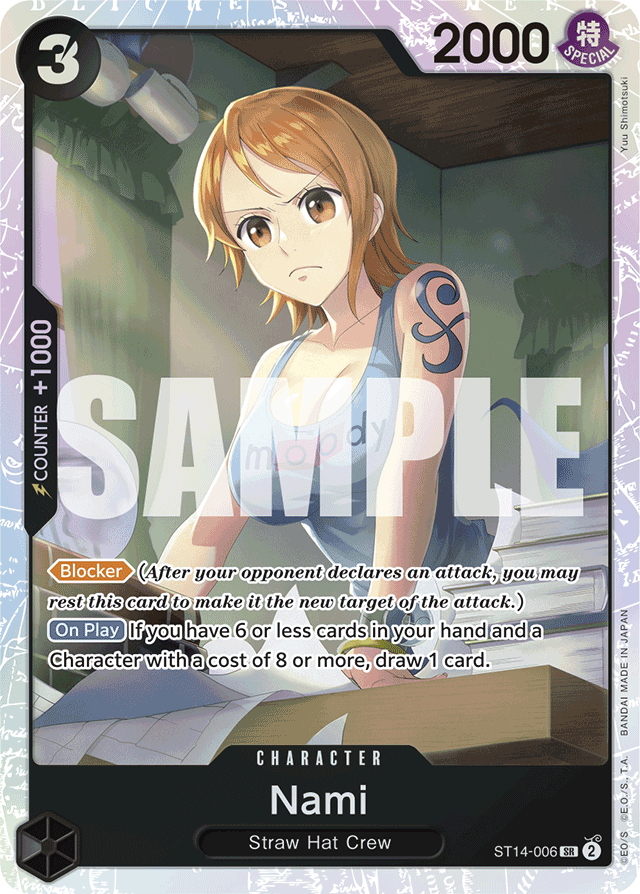 Nami ST14-006 card, 3D2Y