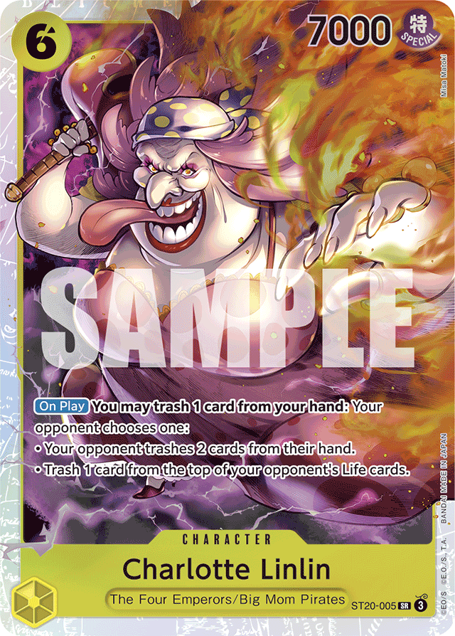 Charlotte Linlin ST20-005 card, YELLOW Charlotte Katakuri