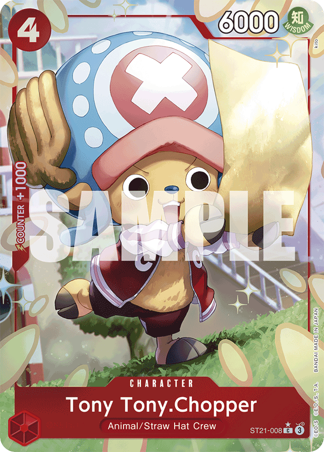 Tony Tony.Chopper ST21-008 Alt Art card, EX Gear 5