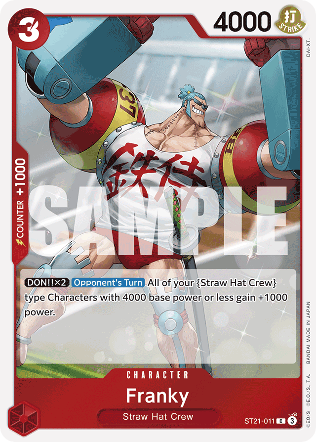 Franky ST21-011 card, EX Gear 5