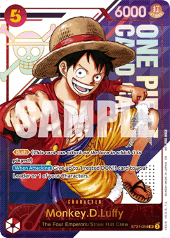 Monkey.D.Luffy ST21-014 card