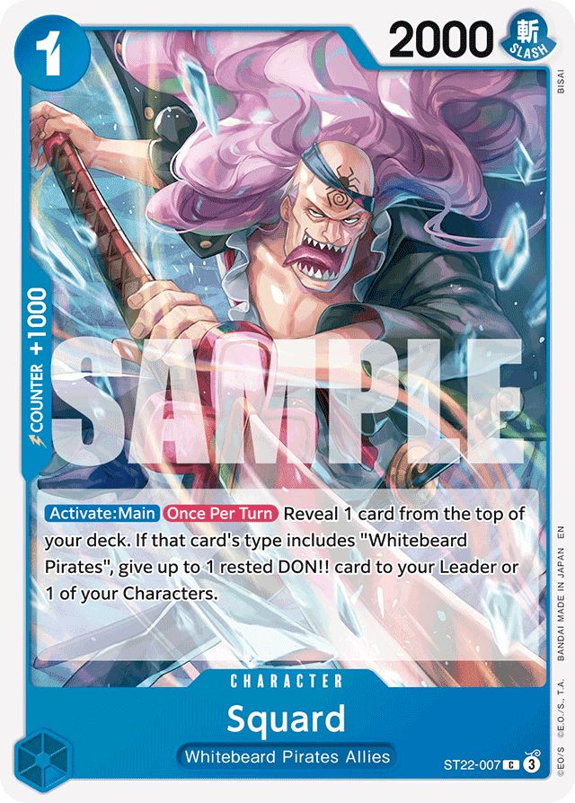 Squard ST22-007 card, Ace & Newgate