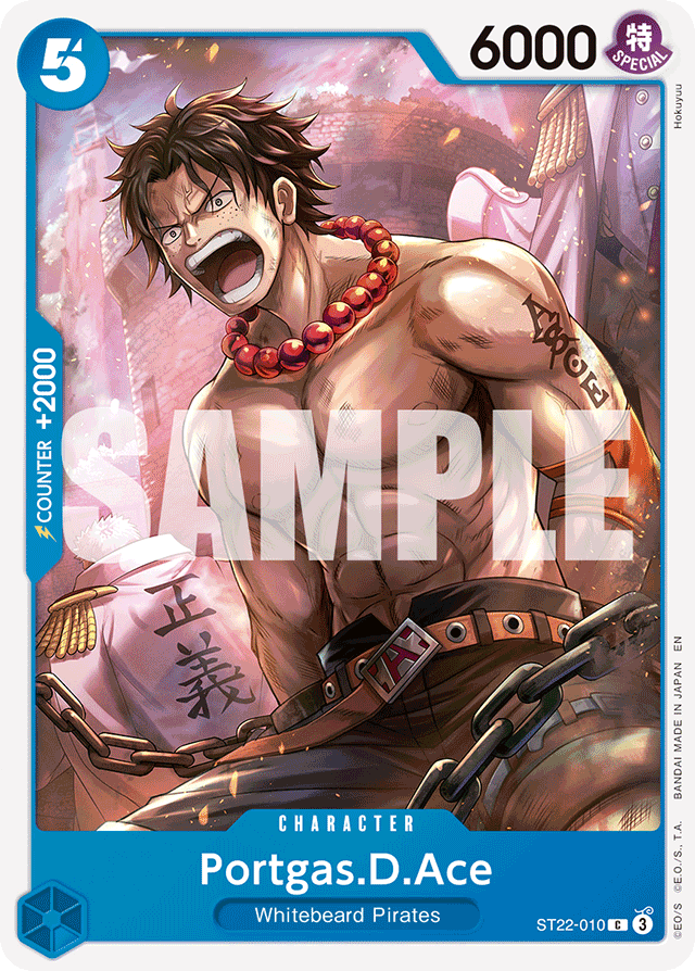 Portgas.D.Ace ST22-010 card, Ace & Newgate