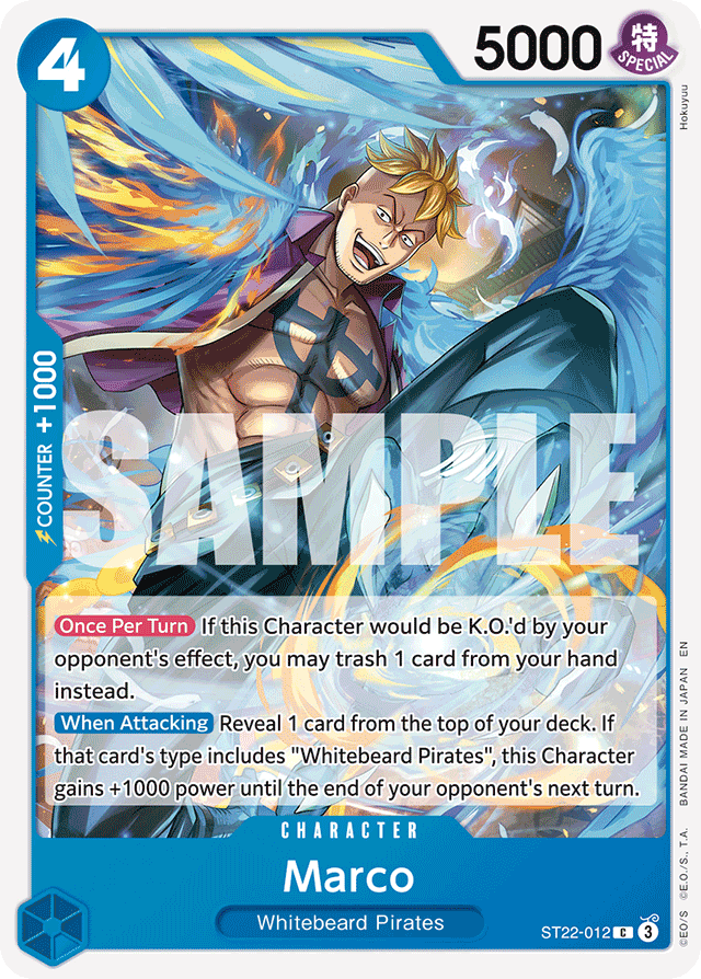 Marco ST22-012 card, Ace & Newgate