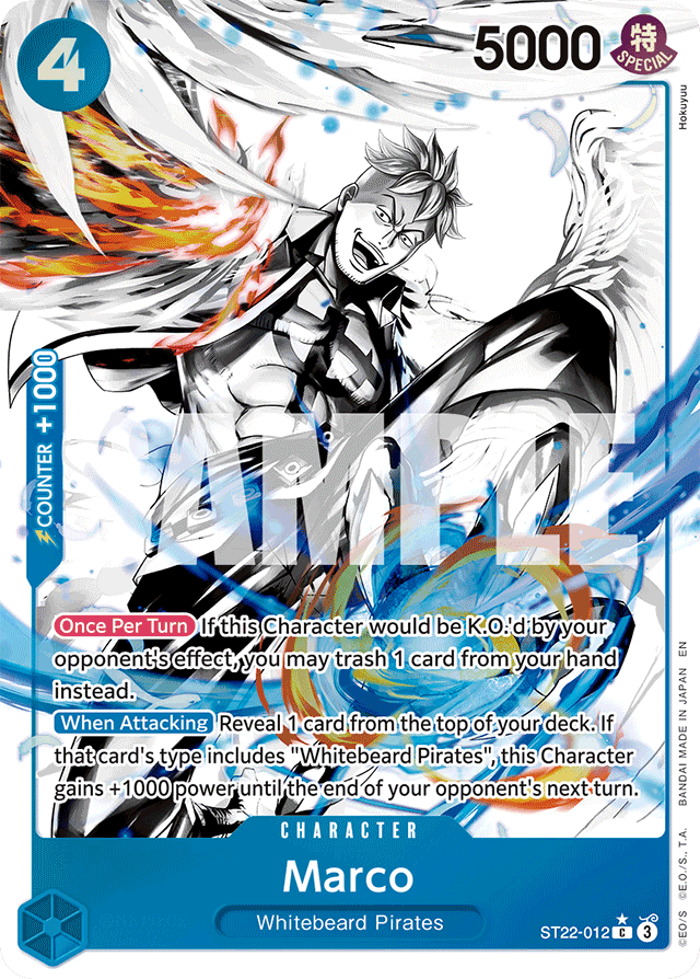 Marco ST22-012 Alt Art card, Ace & Newgate