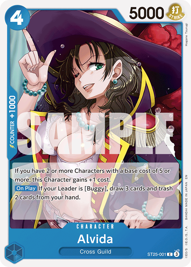 Alvida ST25-001 card, BLUE Buggy