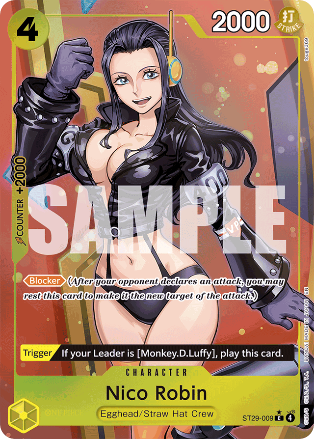Nico Robin ST29-009 Full Art card, Egghead