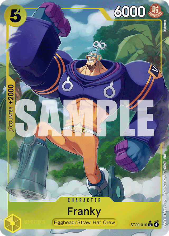 Franky ST29-010 Full Art card, Egghead