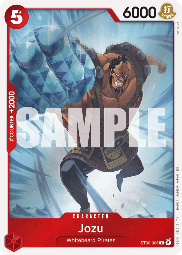 Jozu ST30-005 card, Luffy & Ace